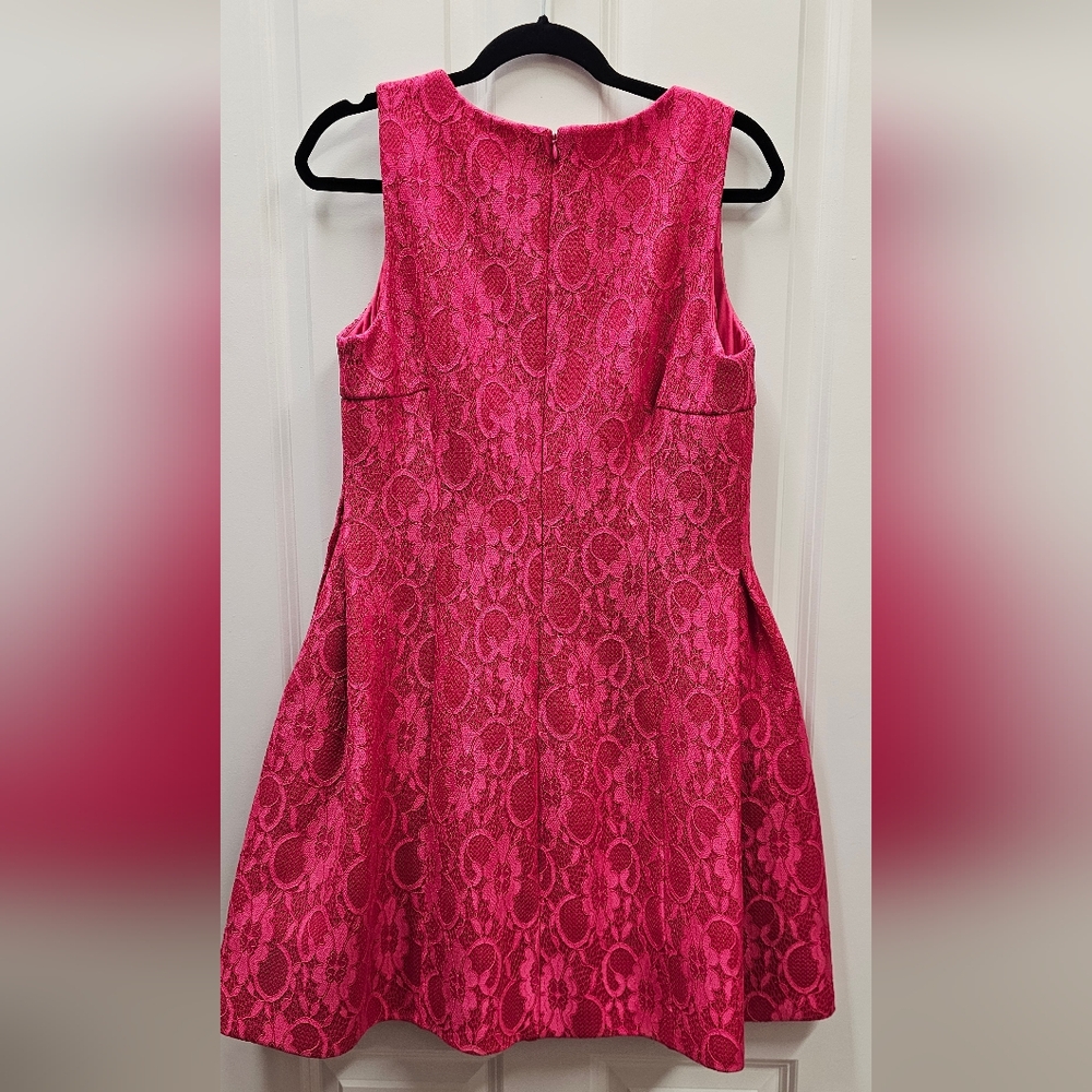 A-line Lace Overlay Dress - Picture 3 of 4
